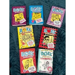 Dork Diaries Book Lot 7 Books Rachel Renee Russell Volumes 2 4 5 6 8 14 15 Mixed